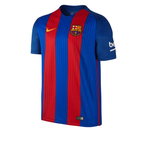 camiseta barça nike oficial1ª equip. niño 2016-17