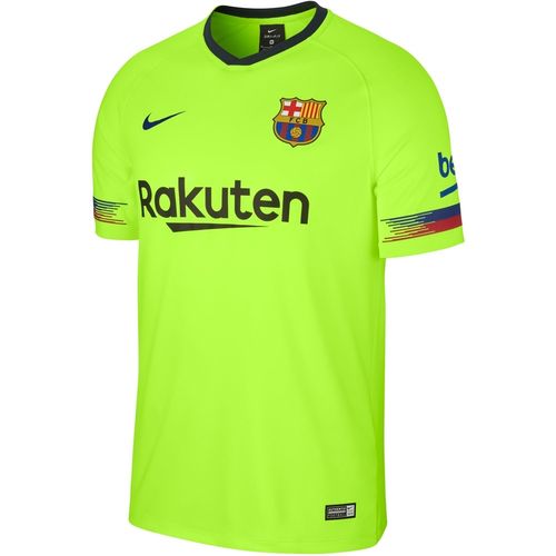 camiseta  nike barça hombre  temp 2018-19  verde  oficial
